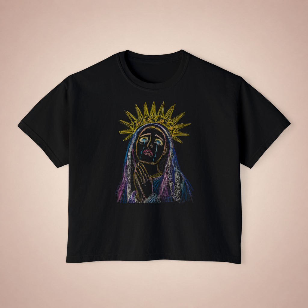 L'IMMACOLATA – Original Artwork by Anna (11 Years Old) | GOGOtshirt Premium Graphic Tee