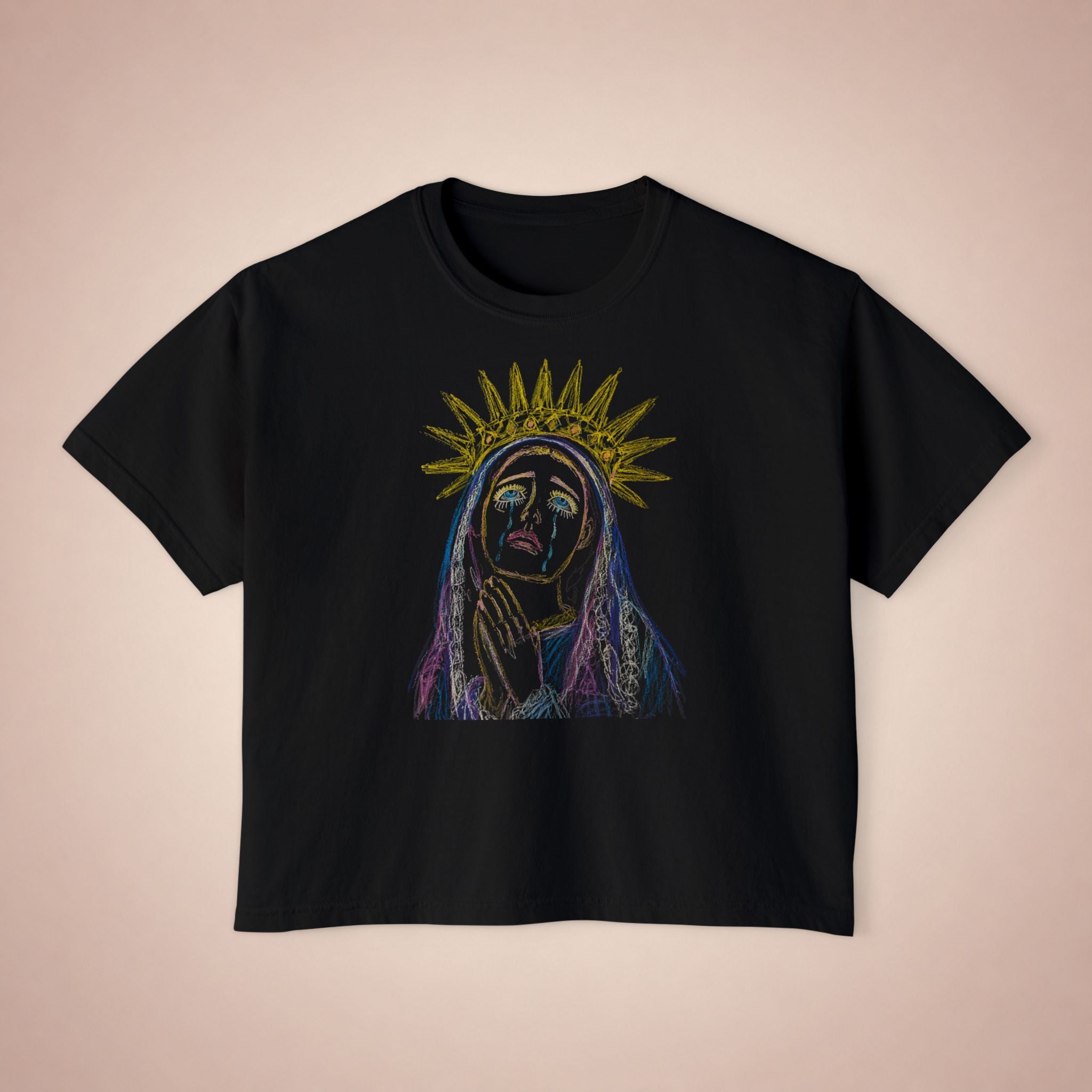 L'IMMACOLATA – Original Artwork by Anna (11 Years Old) | GOGOtshirt Premium Graphic Tee