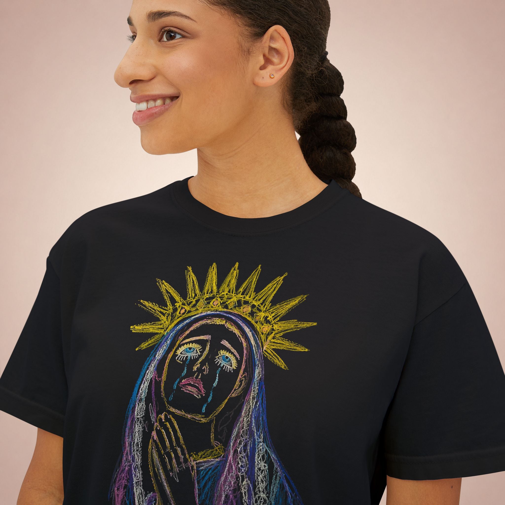 L'IMMACOLATA – Original Artwork by Anna (11 Years Old) | GOGOtshirt Premium Graphic Tee