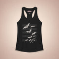 Child Drawing Bats Tank Top – Gothic Kids Artwork | GOGOtshirt Premium Women's Racerback