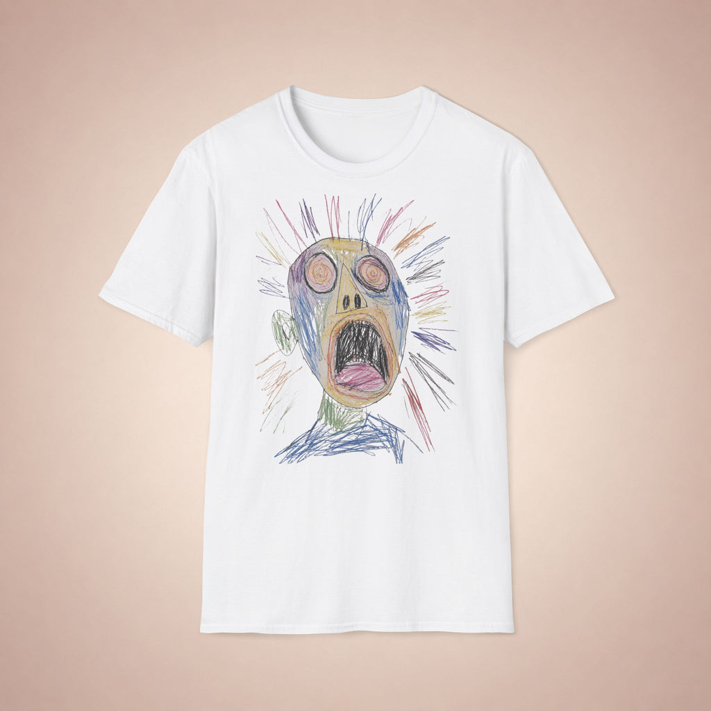 Screaming Face Graphic T‑Shirt — GOGO PREMIUM