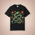 Green Snake Child Drawing T-Shirt | GOGO Premium Graphic Tee